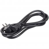  - Ripo Кабель питания 1.8м, Schuko-C13 (3*1.00 mm2) 16A, черный, угловая вилка, с заземлением